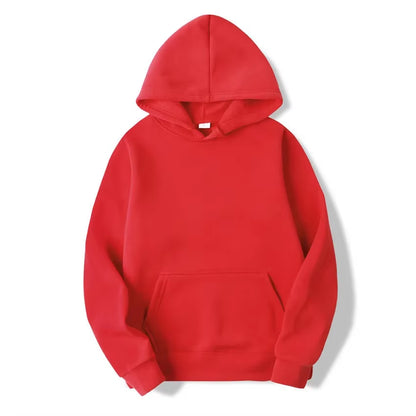 Men's Solid Color Hooded Sweatshirts - Trendy Streetwear for All Seasons