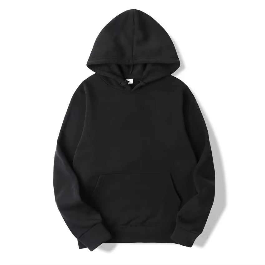Men's Solid Color Hooded Sweatshirts - Trendy Streetwear for All Seasons