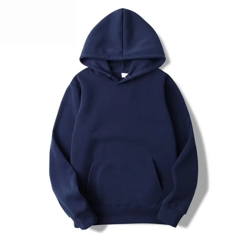 Men's Solid Color Hooded Sweatshirts - Trendy Streetwear for All Seasons