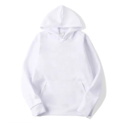 Men's Solid Color Hooded Sweatshirts - Trendy Streetwear for All Seasons